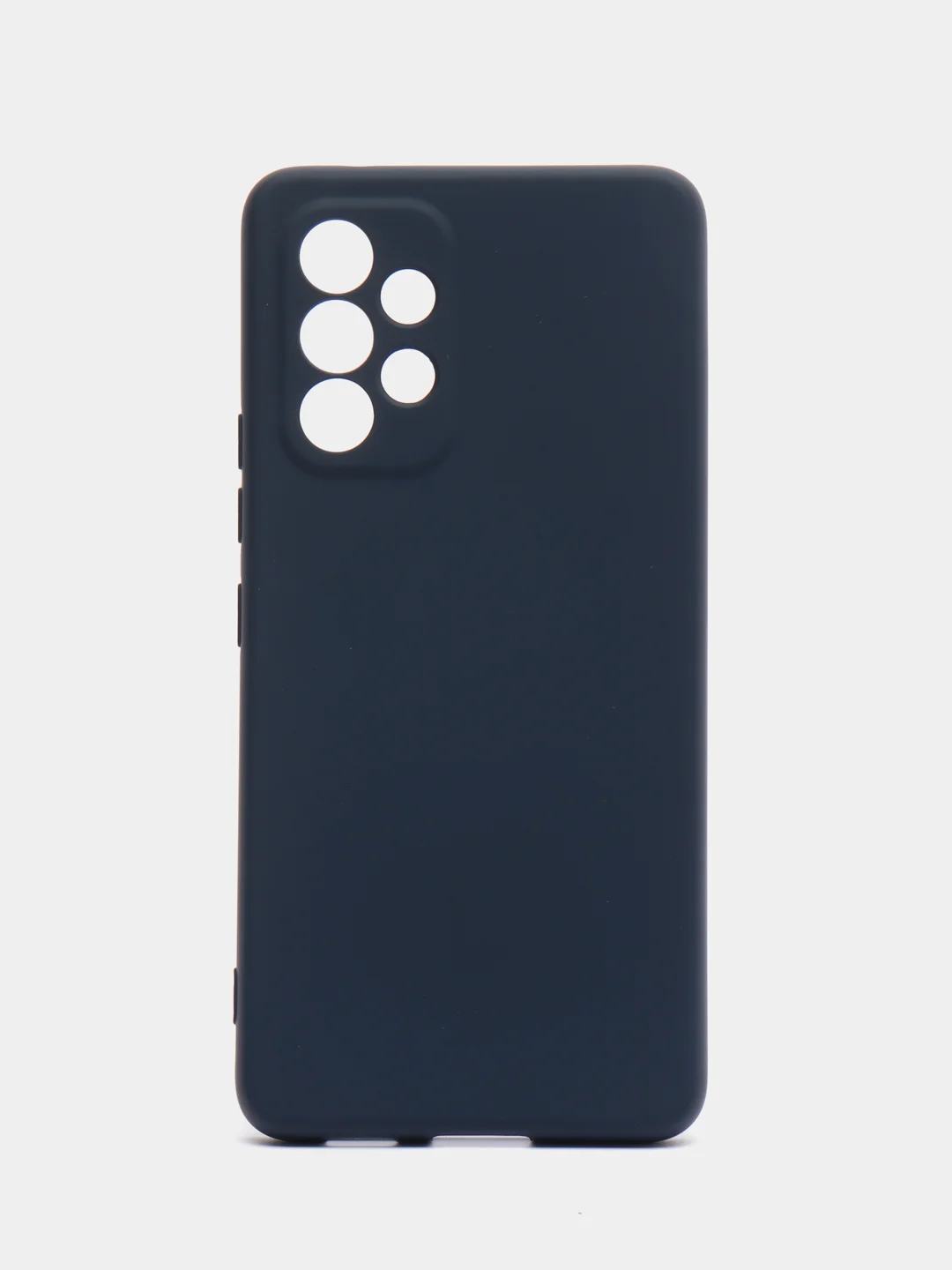 Темно-синий чехол силиконовый для Samsung Galaxy A53 (Самсунг Галакси А53), Silicone Cover