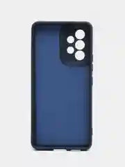 Темно-синий чехол силиконовый для Samsung Galaxy A53 (Самсунг Галакси А53), Silicone Cover