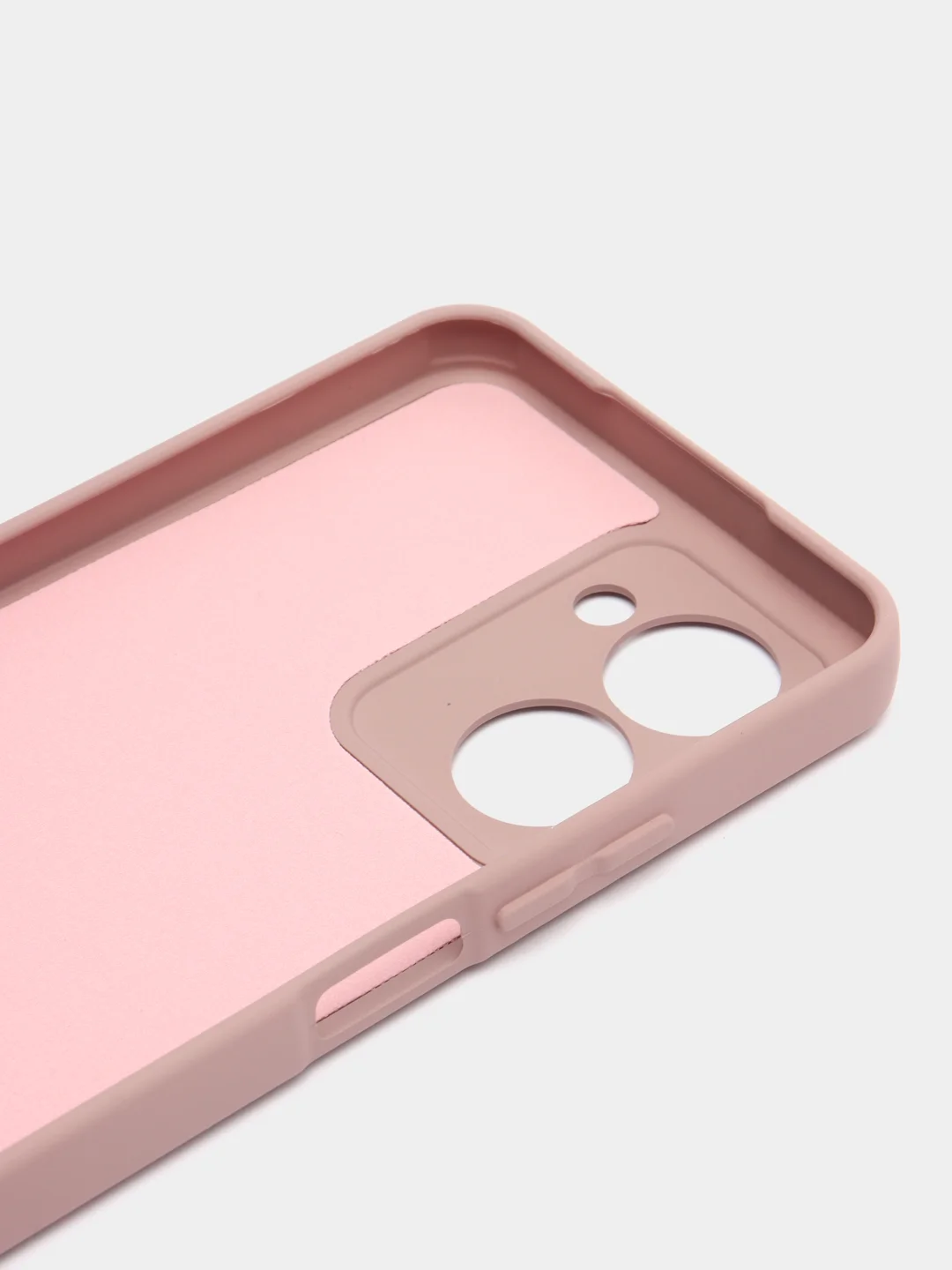 Бежевый меланж чехол силиконовый для Realme C33 / Реалми С33
