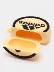 Бежевый чехол для кейса AirPods 2 Case, объемный, 3D, ударопрочный, силиконовый