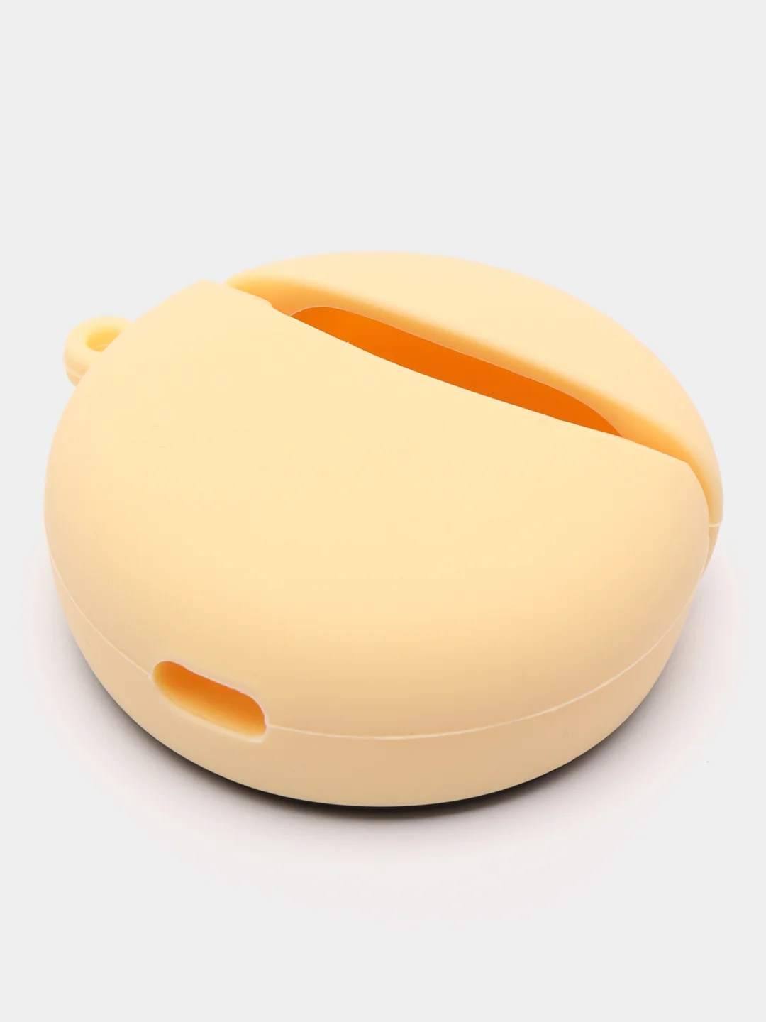 Бежевый чехол для кейса AirPods 2 Case, объемный, 3D, ударопрочный, силиконовый