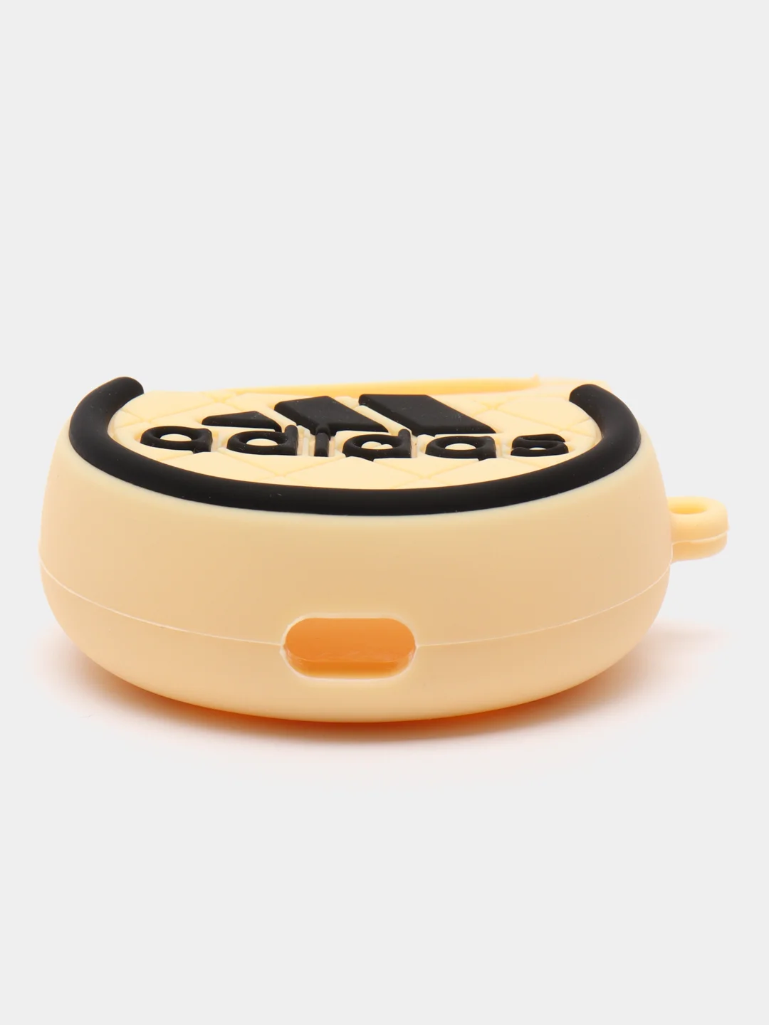 Бежевый чехол для кейса AirPods 2 Case, объемный, 3D, ударопрочный, силиконовый