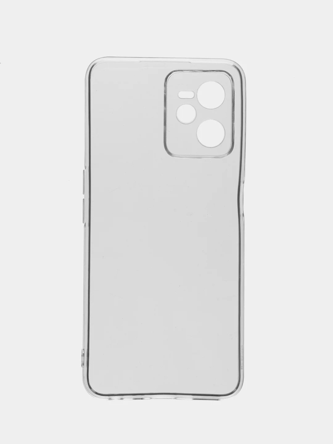 Прозрачный чехол на Realme C35, с защитой камеры