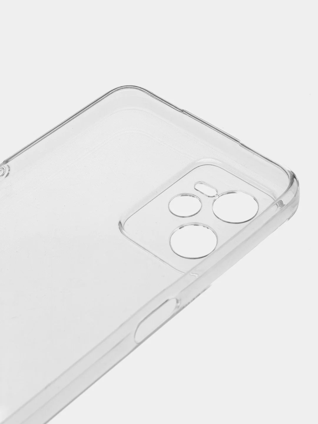 Прозрачный чехол на Realme C35, с защитой камеры