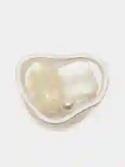 Серебряный попсокет из эпоксидной смолы