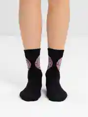 Угольный носки яркие с надписями