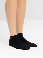 Черный носки женские с рисунком