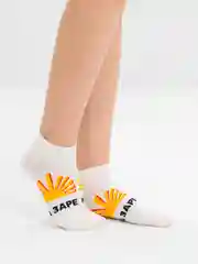 Манго женские короткие носки с принтом