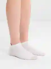 Белый носки хлопковые спортивные низкие