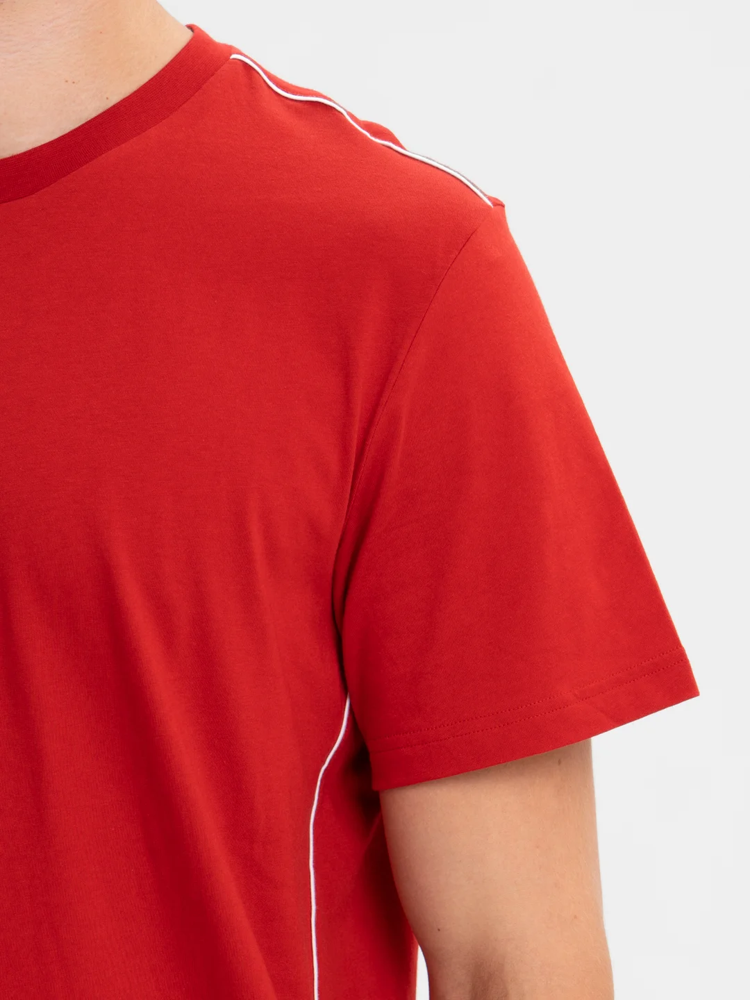 Красный футболка Core 18 Tee, мужская, из хлопка, красная