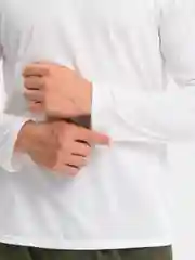 Белый хлопковый лонгслив оверсайз