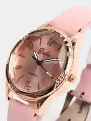Розовый женские наручные часы