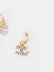 Серьги со стразами, свадебное, на никах