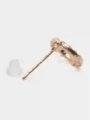 Серьги круглые гвоздики, серьги со стразами