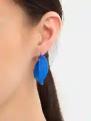 Серьги Синие море и пляж, акриловые, конго