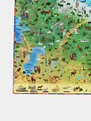 Карта России детская игровая настенная / на стену интерактивная, в тубусе, Юнландия 112374