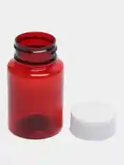 Коричневый ёмкость-флакон для сыпучих продуктов, жидкостей, пасты, банка