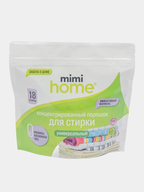 Концентрированный порошок для стирки Универсальный, 450 г, mimihome
