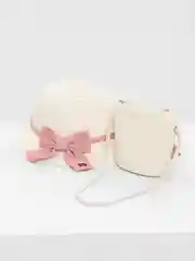 Белый набор: шляпа и сумочка