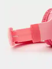 Розовый наушники детские игровые, проводные, с микрофоном, полноразмерные