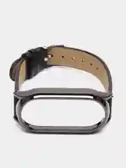 Синий ремешок для Xiaomi Mi Band 8 кожаный фитнес браслет ксяоми ми банд