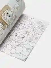 Алый раскраска новогодняя