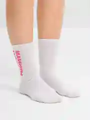 Красный женские носки "Маме"