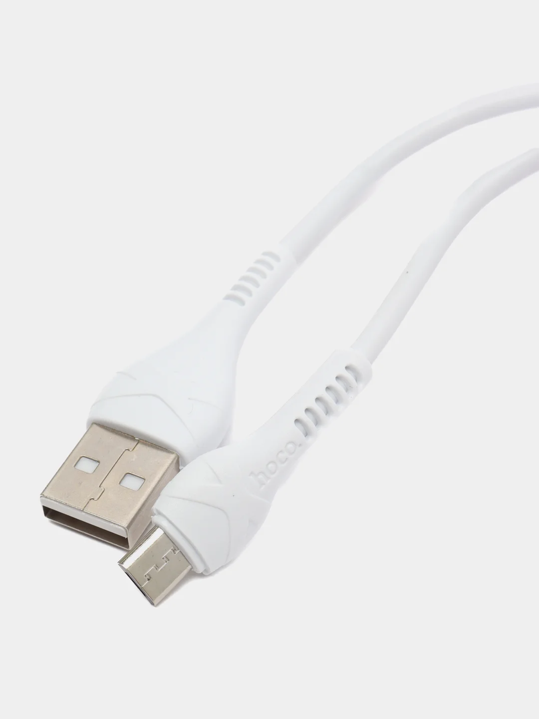 Белый зарядное устройство 4USB Hoco C102A + кабель, 1 м, Micro-USB, 28.5W, быстрая зарядка