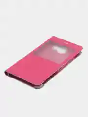 Розовый кожаный чехол-книжка для Samsung Galaxy A5 (2016)/ A510