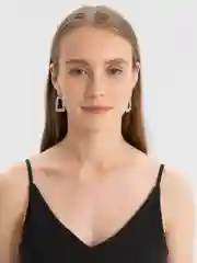 Серебряный серьги трапеция, висячие, гвоздики, сережки женские