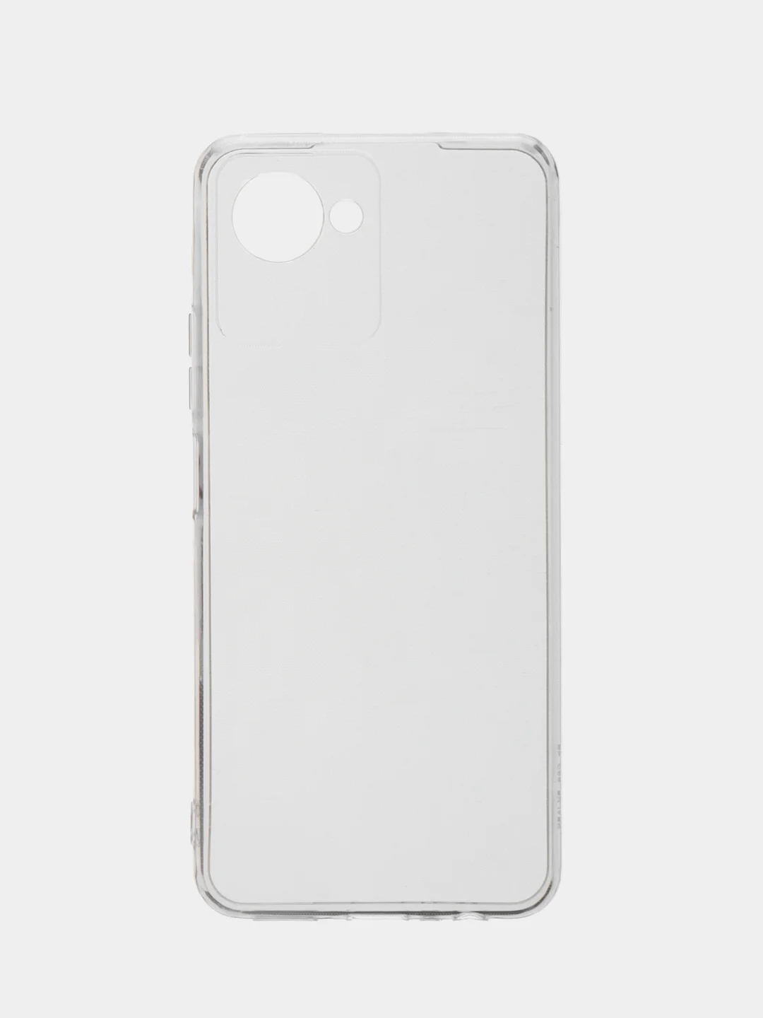 Прозрачный чехол на Realme C30, с защитой камеры