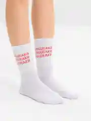 Носки с надписью "Сердцеедка"