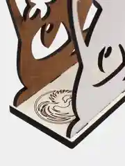Салфетница деревянная "Мяушка White"