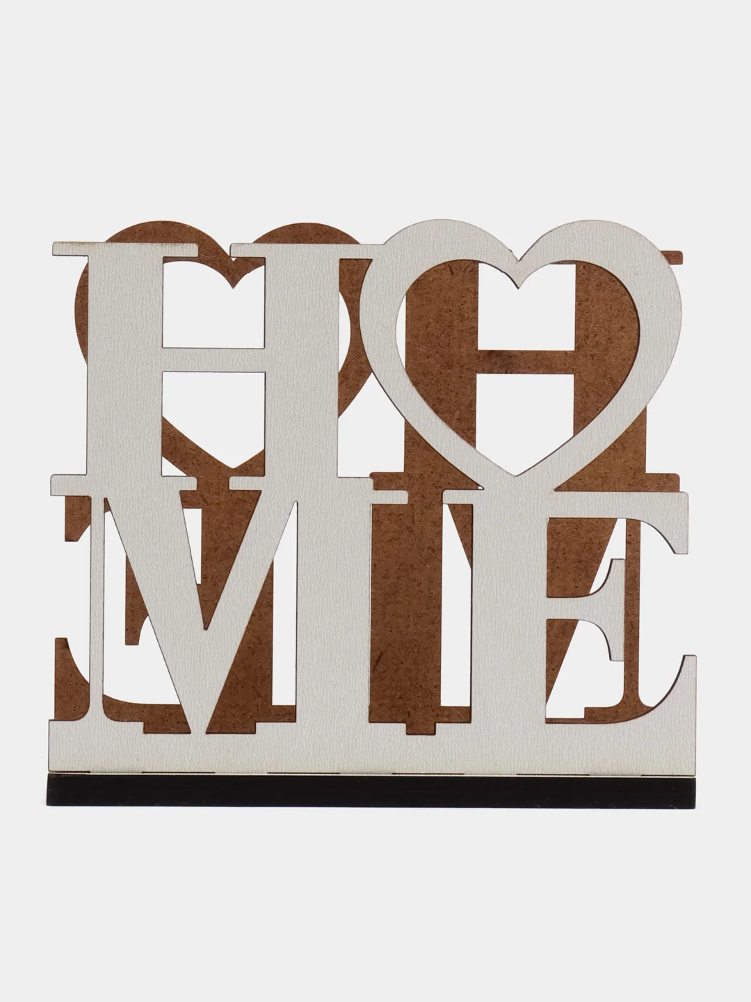 Салфетница деревянная "Home White"