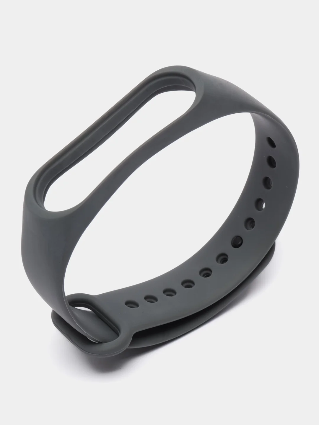 Тёмно-серый ремешок для фитнес-браслета для Xiaomi Mi Band 3 / Mi Band 4 / Mi Band 5 / Mi Band 6