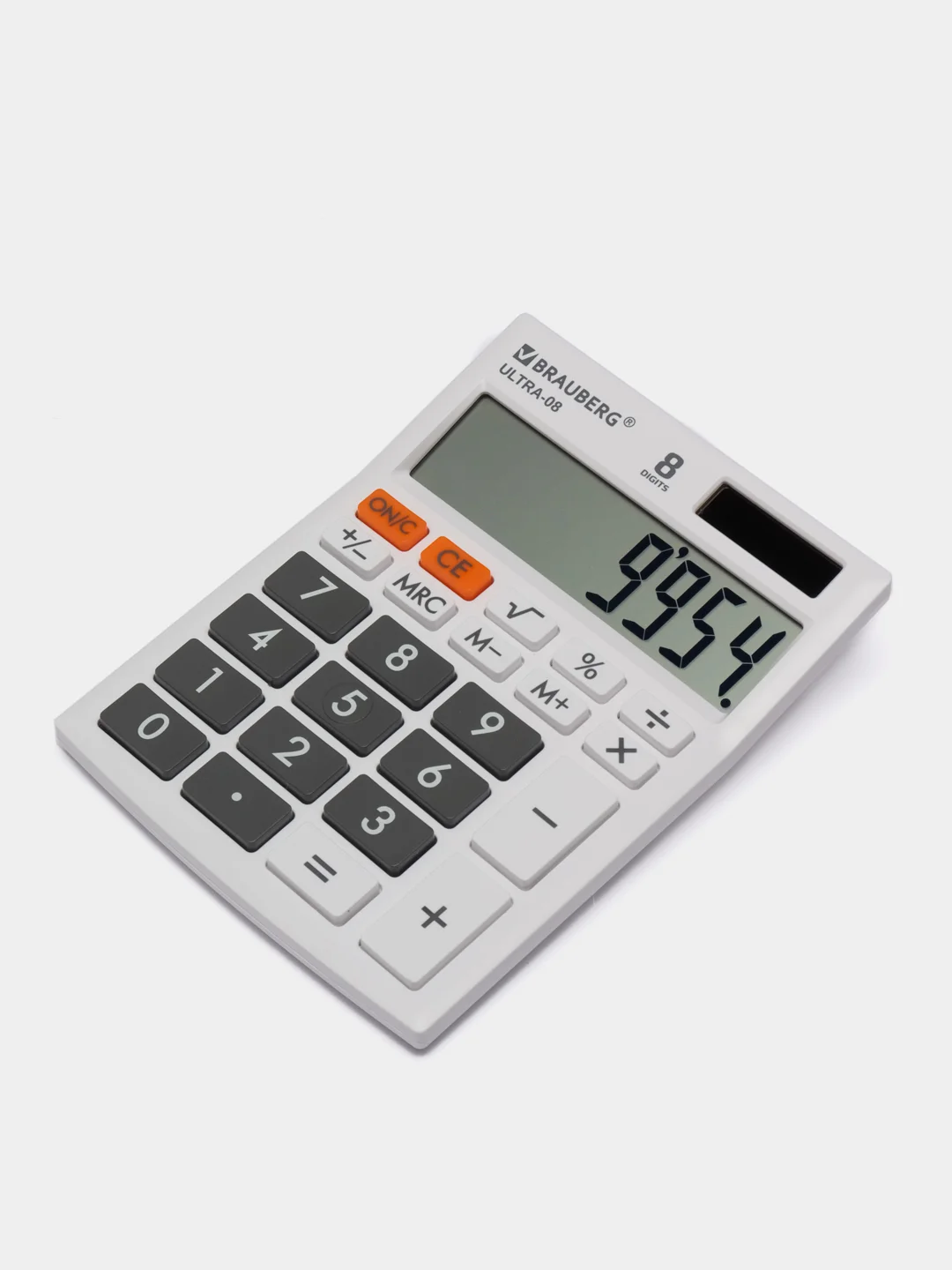 Калькулятор настольный BRAUBERG ULTRA-08-WT, клмпактный, 154 x 115 мм