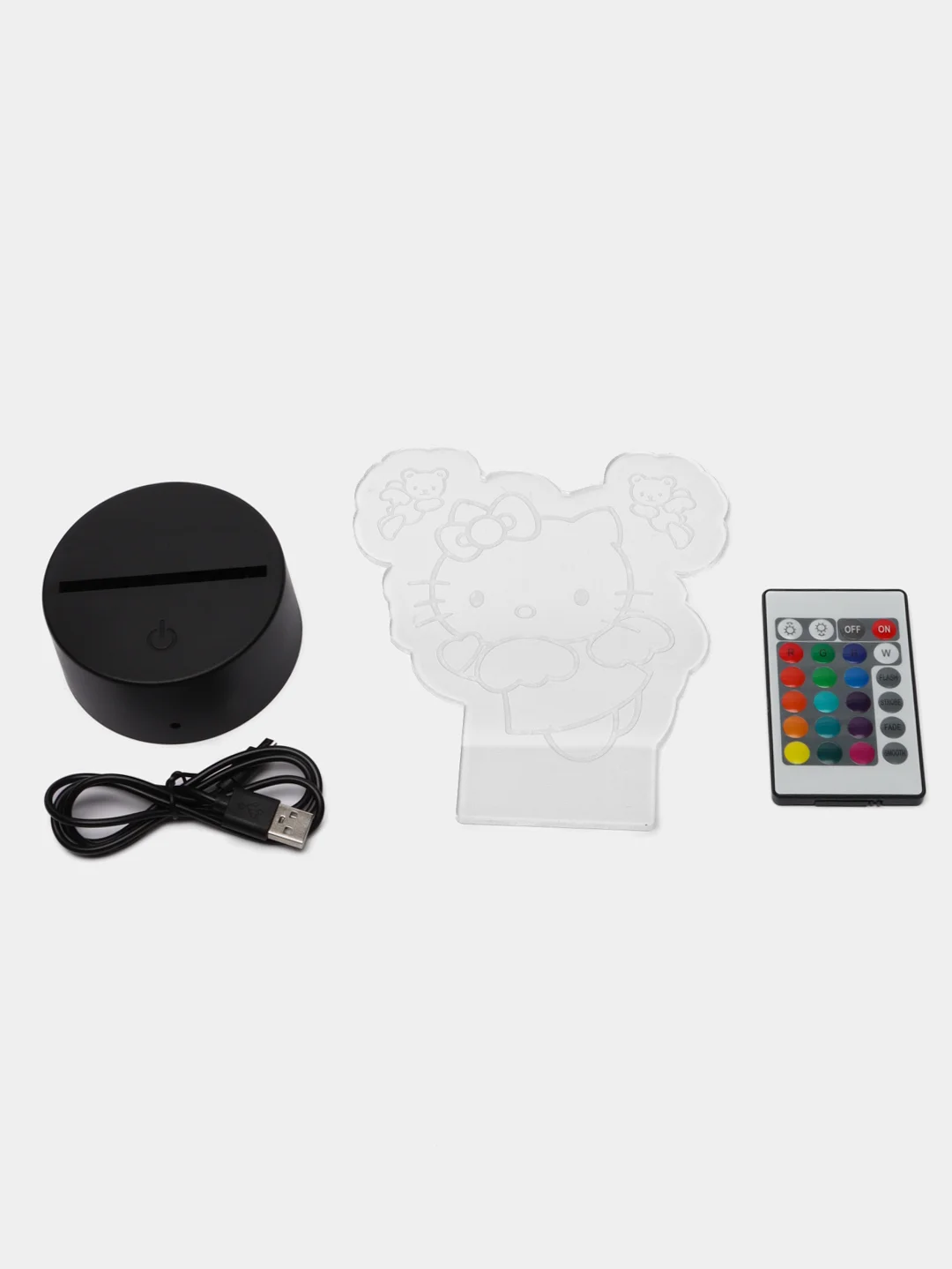 Детский ночник 3D Hello Kitty