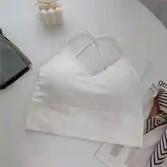 Белый топ женский с открытой спиной, кроп топ
