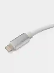 Белый кабель AUX - Lightning для iPhone 1 м, Высокое Качество Звука, Совместимость с Apple