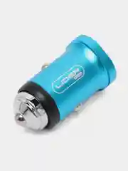 Синий автомобильное зарядное устройство USB 3.0A, быстрая зарядка, компактное АЗУ, Черный/Синий