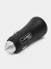 Черный автомобильное зарядное устройство 2 USB, быстрая зарядка 1А/3.1А, АЗУ для прикуривателя