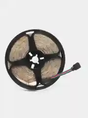 Светодиодная LED лента SimpleShop, много режимов, многоцветная RGB, с пультом, 5 м