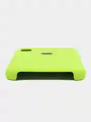 Салатовый чехол Silicone Case ( Чехол силиконовый ) для iPhone XS / XS MAX