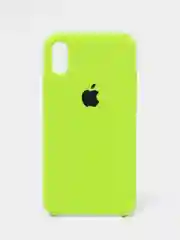 Салатовый чехол Silicone Case ( Чехол силиконовый ) для iPhone XS / XS MAX