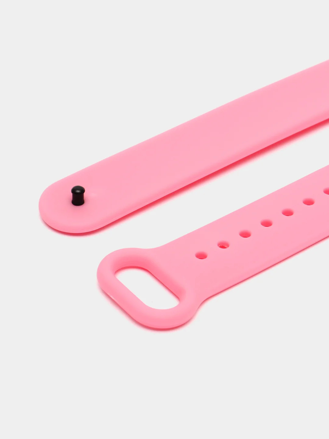 Розовый ремешок силиконовый Zibelino для Xiaomi Mi Band 8