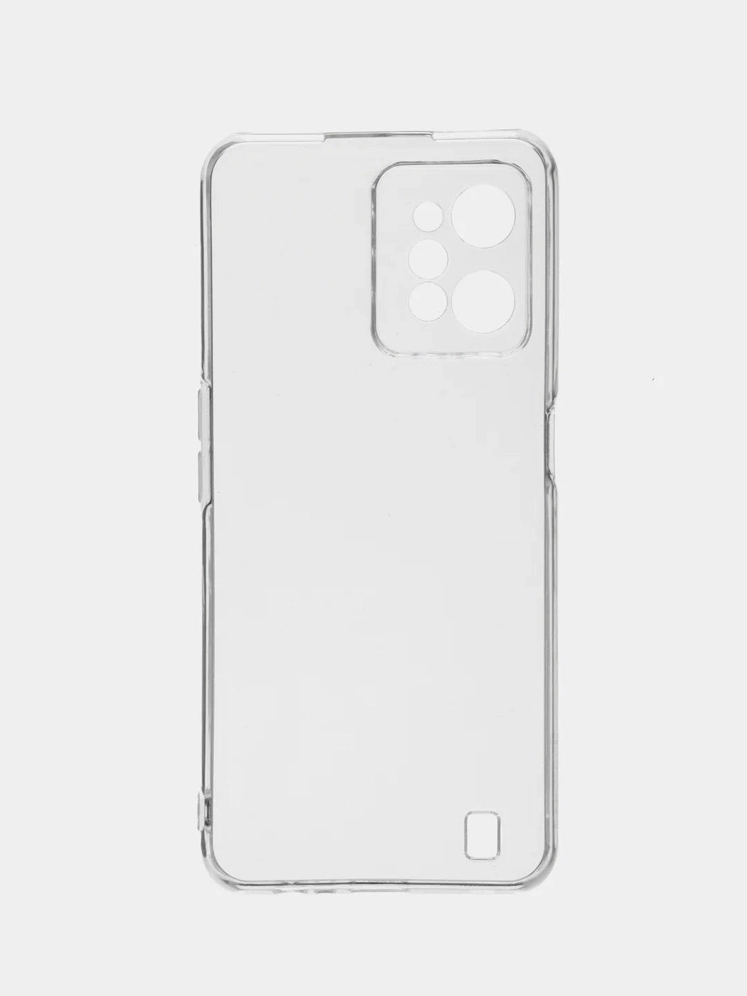 Небесно-голубой чехол на Realme C31, с защитой камеры