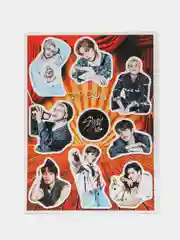 Красный наклейки Stray Kids Kpop, Стрей Кидс, Кпоп, стикеры, стикерпак