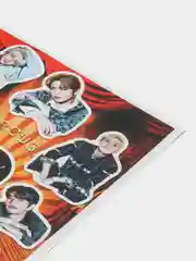 Красный наклейки Stray Kids Kpop, Стрей Кидс, Кпоп, стикеры, стикерпак