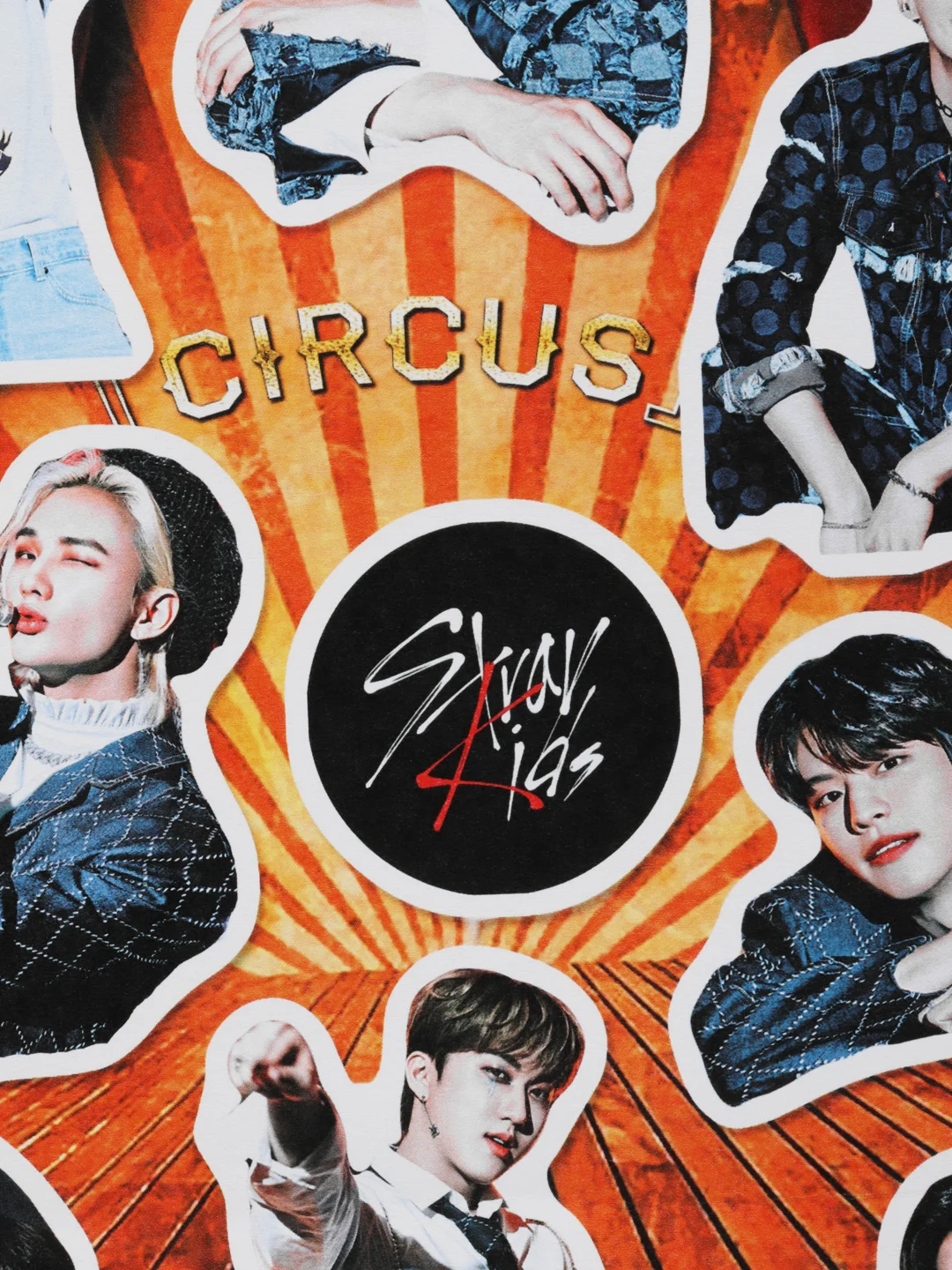Красный наклейки Stray Kids Kpop, Стрей Кидс, Кпоп, стикеры, стикерпак