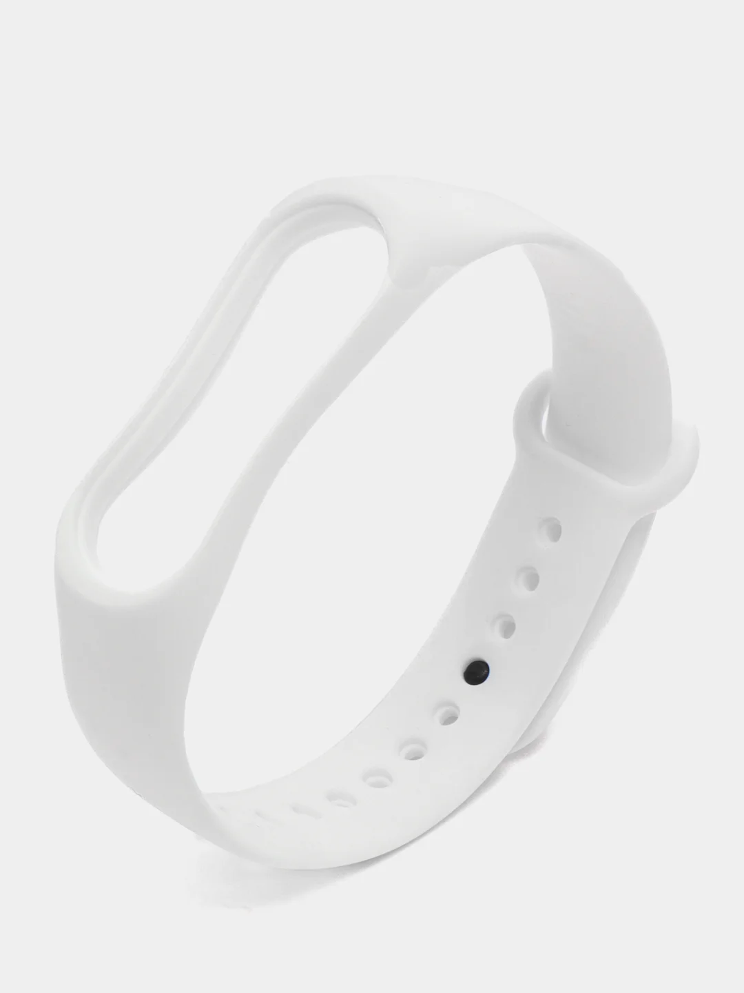 Белый ремешок для фитнес-браслета для Xiaomi Mi Band 3 / Mi Band 4 / Mi Band 5 / Mi Band 6